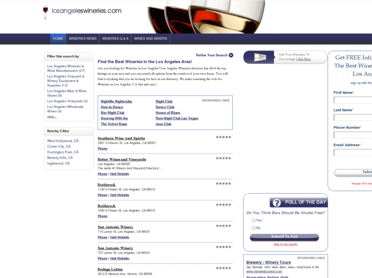 www.losangeleswineries.com