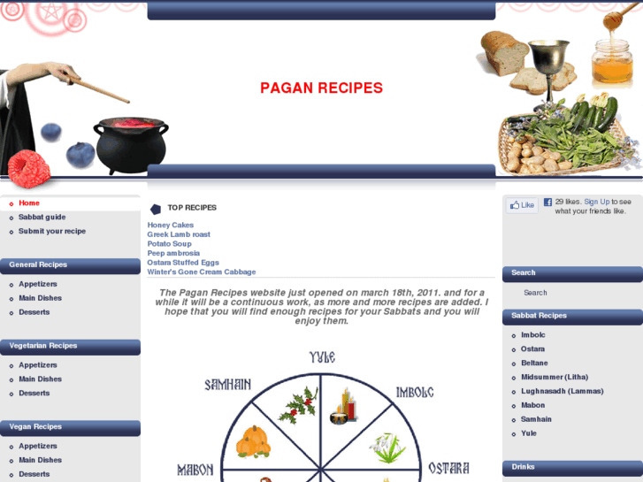 www.paganrecipes.com