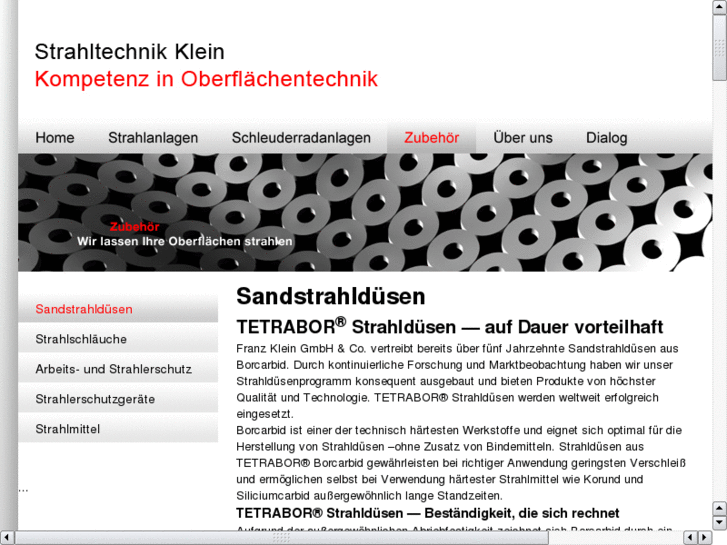 www.sandstrahlduesen.de