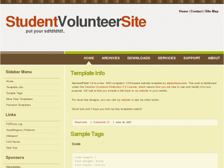 www.studentvolunteersite.com