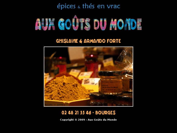 www.auxgoutsdumonde.net