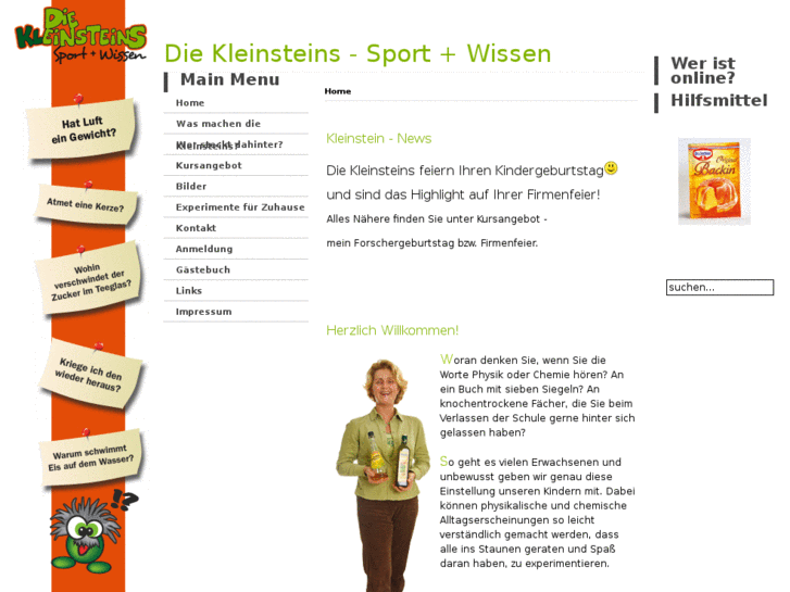 www.diekleinsteins.de