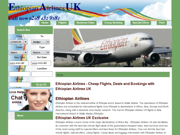 www.ethiopianairlinesuk.com