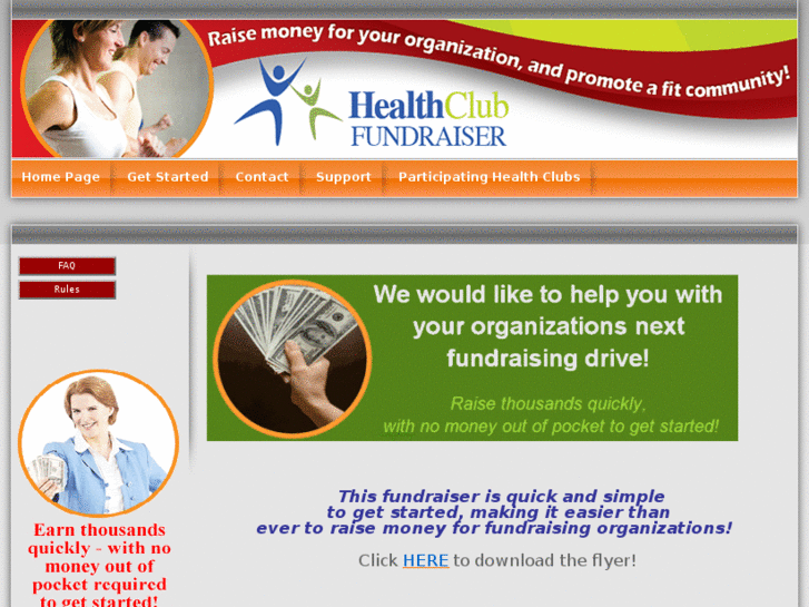 www.healthclubfundraiser.com