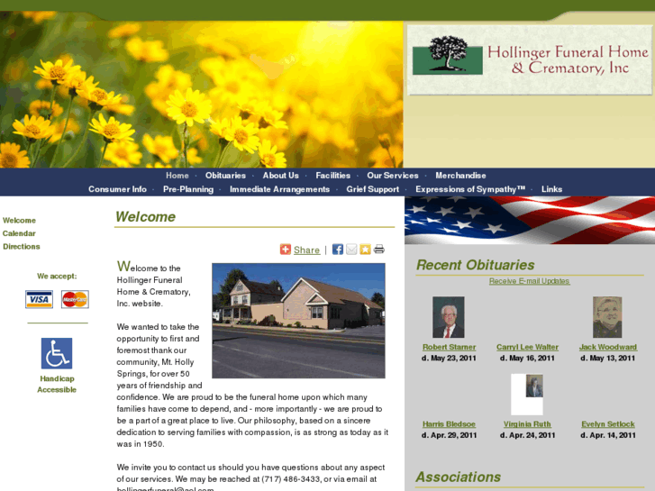 www.hollingerfuneralhome.com