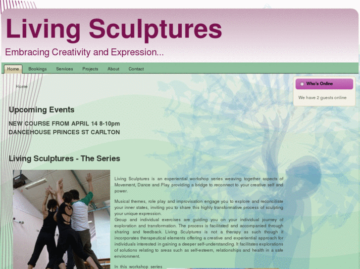 www.livingsculptures.org