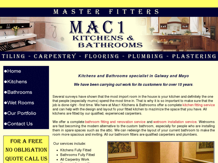 www.mac1kitchensbathrooms.com