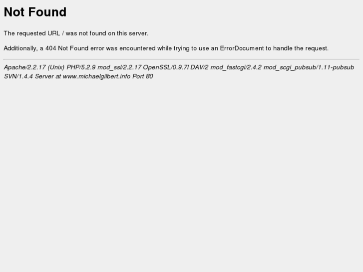 www.michaelgilbert.info