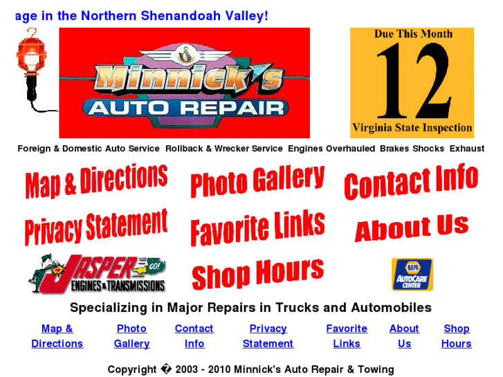 www.minnicksautorepair.com