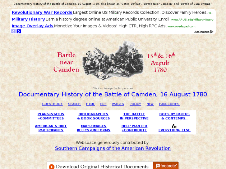 www.battleofcamden.org