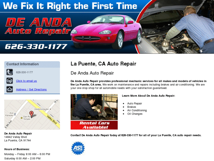 www.deandaautorepair.com