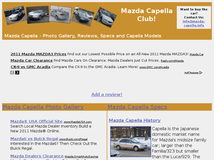 www.mazda-capella.info