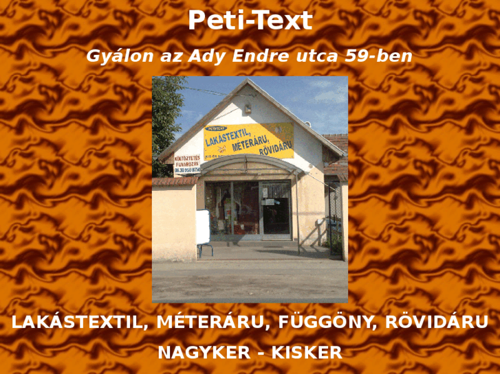 www.peti-text.hu