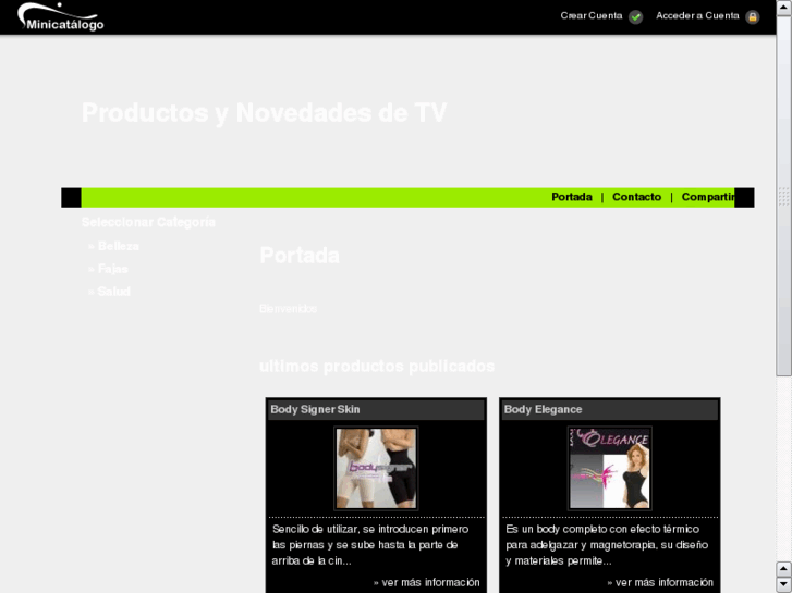 www.productosynovedadesdetv.com