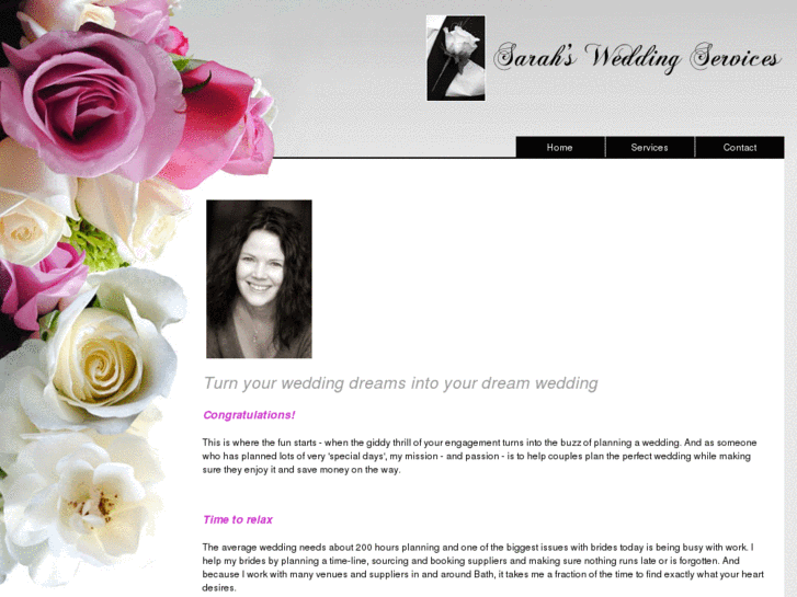 www.sarahsweddingservices.com