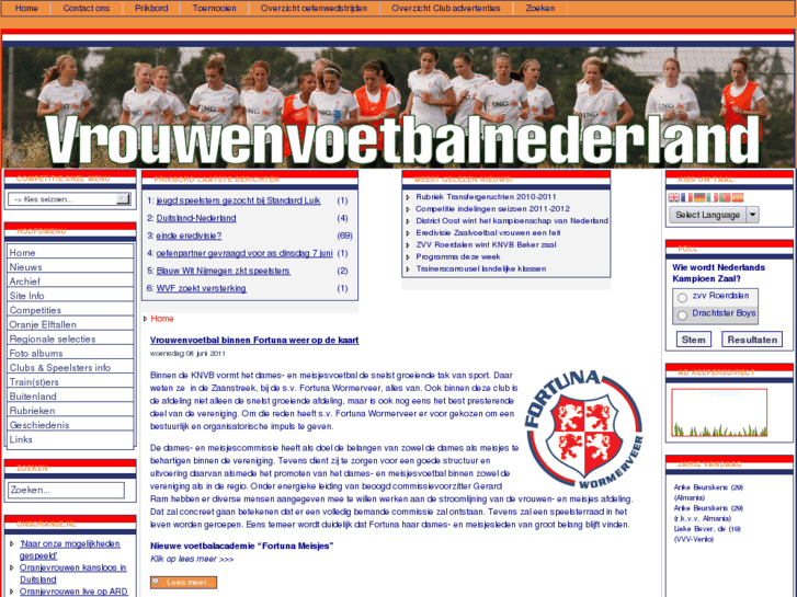 www.vrouwenvoetbalnederland.nl