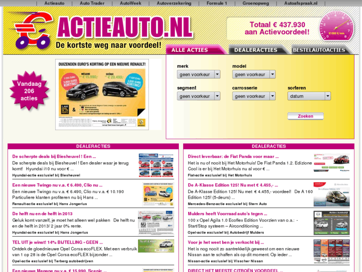 www.actieauto.nl
