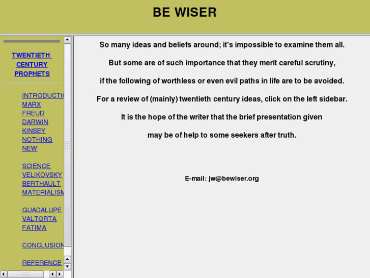 www.bewiser.org