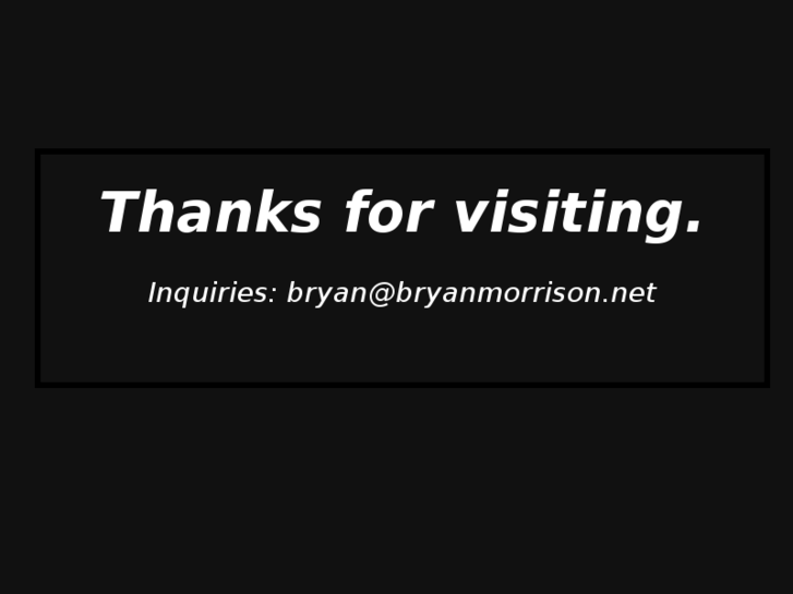 www.bryanmorrison.net