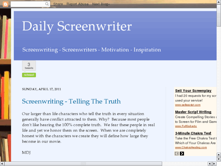 www.dailyscreenwriter.com