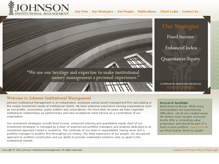 www.johnsoninstitutional.com