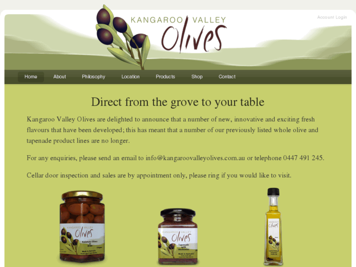 www.kangaroovalleyolives.com
