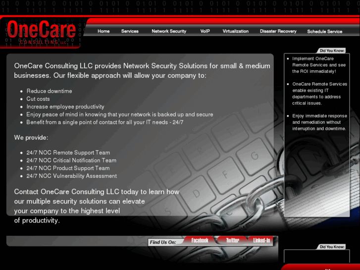 www.onecaresecurity.net