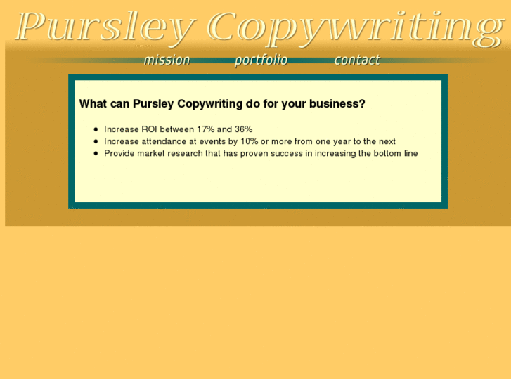 www.pursleycopywriting.com