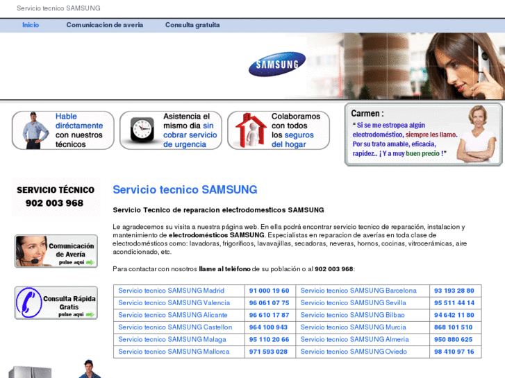 www.servicio-samsung.es