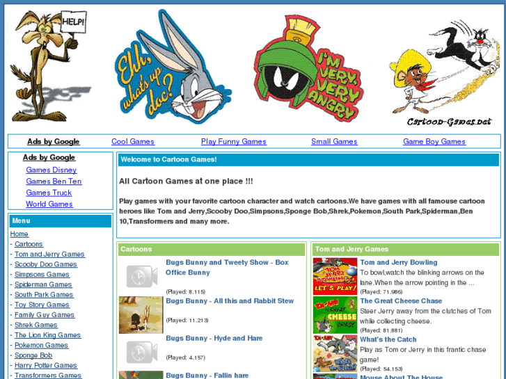 www.cartoon-games.net