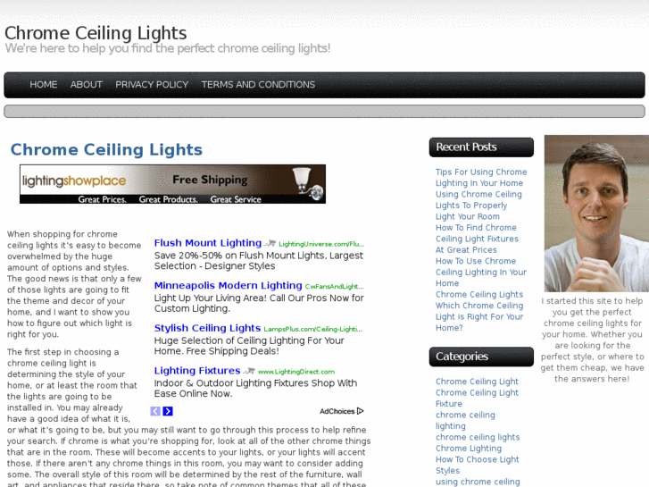 www.chromeceilinglights.net