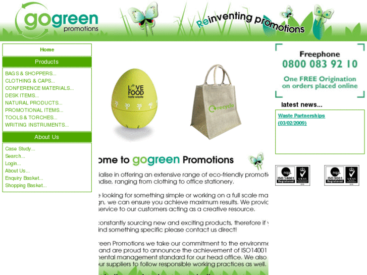 www.gogreenpromotions.co.uk