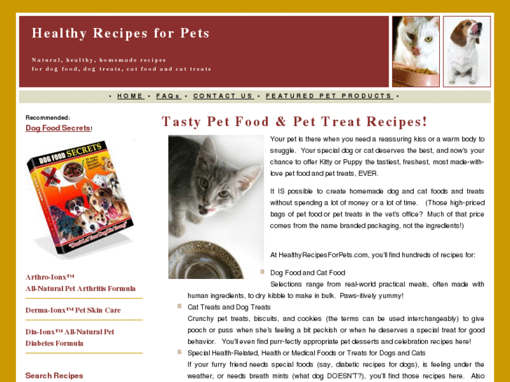 www.healthyrecipesforpets.com