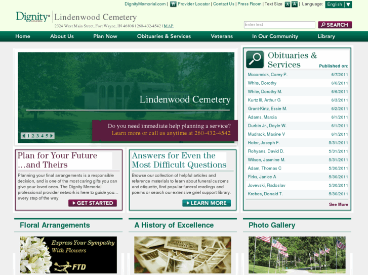 www.lindenwood-cemetery.com