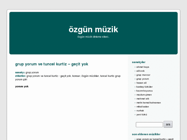 www.ozgunmuzikdinle.com