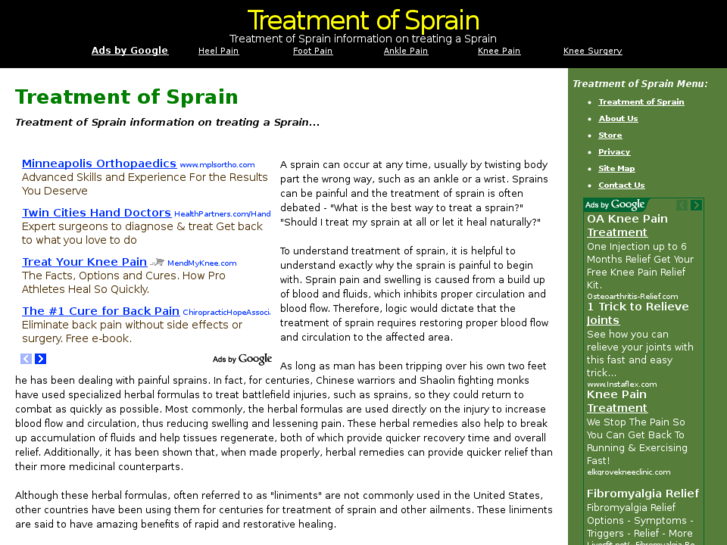 www.treatmentofsprain.com