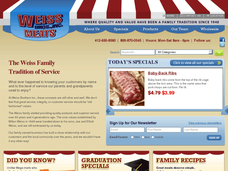 www.weissmeats.com