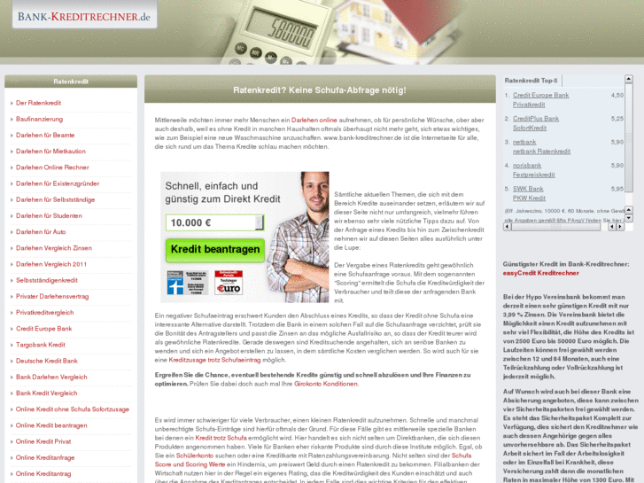 www.bank-kreditrechner.de