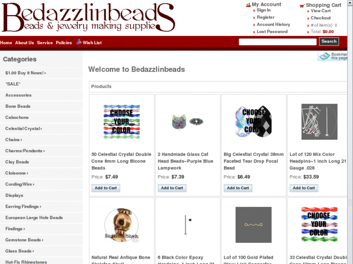 www.bedazzlinbeads.com