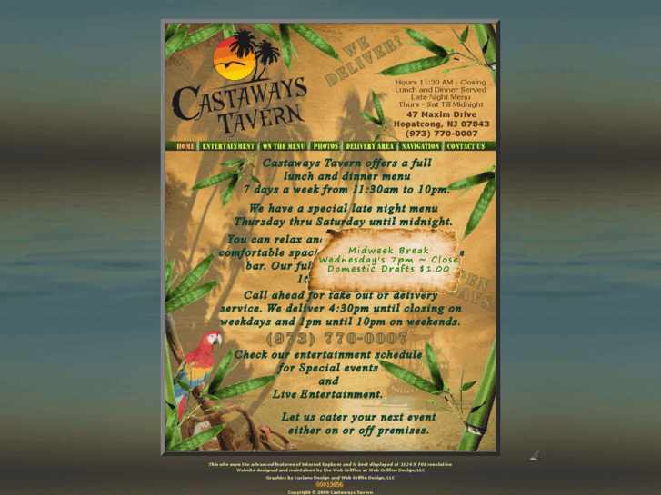 www.castawaystavern.com