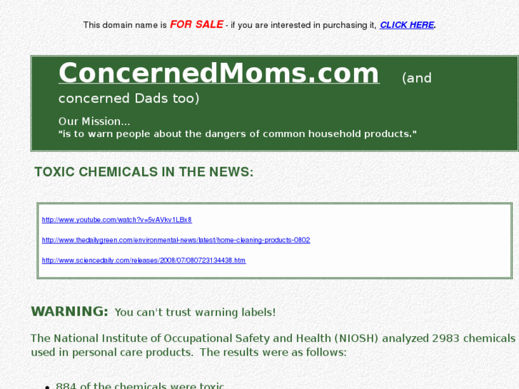 www.concernedmoms.com