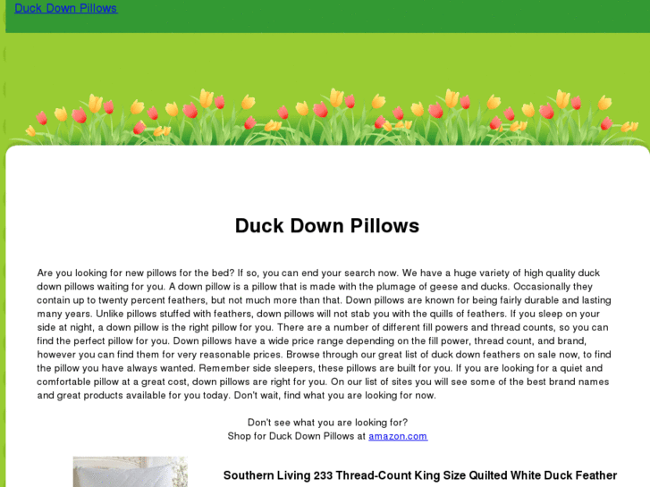 www.duckdownpillows.com