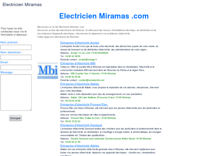www.electricienmiramas.com