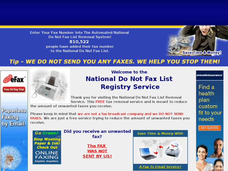 www.nationaldonotfaxlist.com