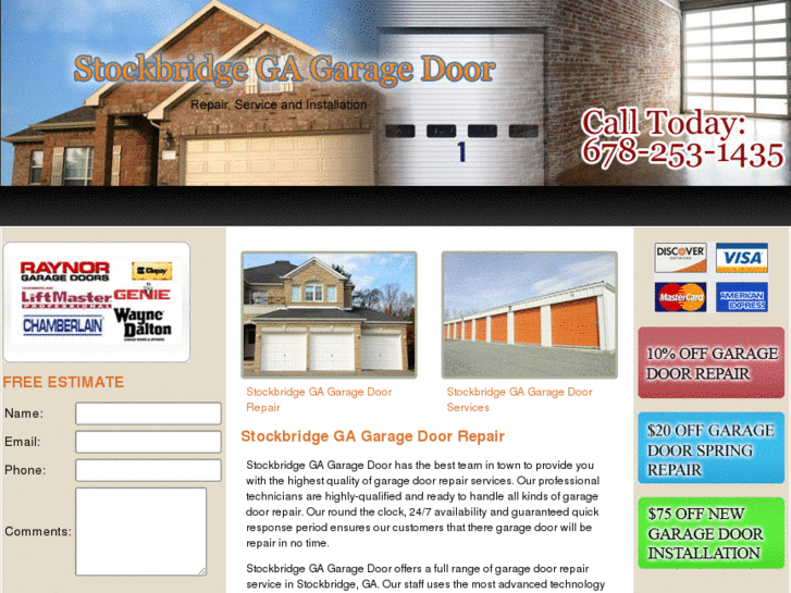 www.stockbridgegagaragedoor.com