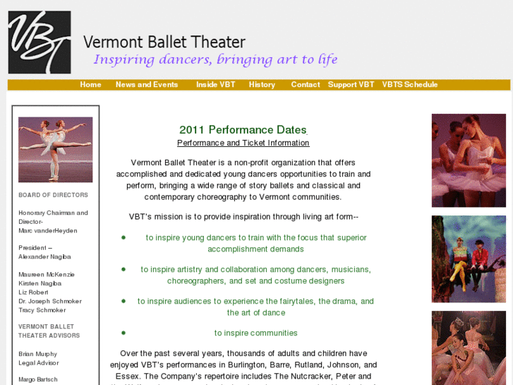 www.vermontballettheater.org