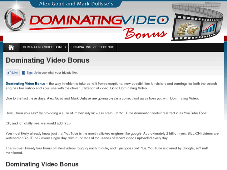 www.dominatingvideobonus.net