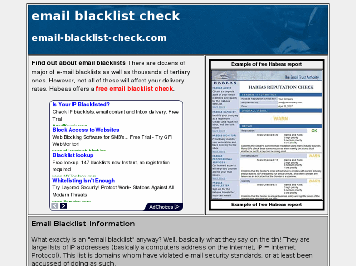 www.email-blacklist.com