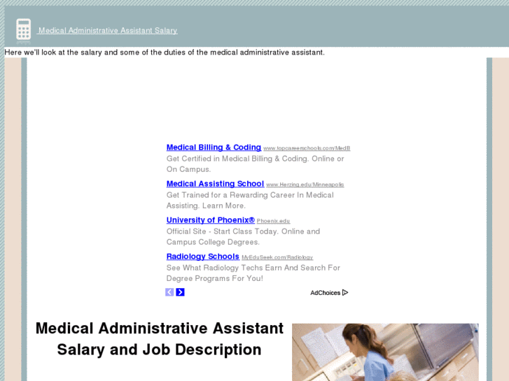 www.medicaladministrativeassistantsalary.com