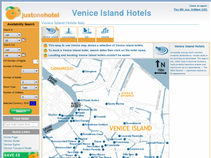 www.veniceislandhotels.com